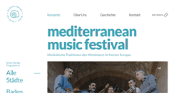 Desktop Screenshot of mmfestival.org